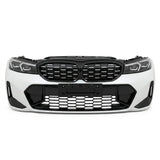 Car grille with a white background