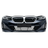 Car front bumper on a white background