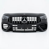Mercedes-Benz car grille on a white background