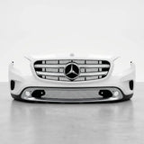 Mercedes-Benz car grille on a white background