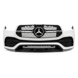 Mercedes-Benz car grille on a white background