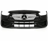 Black car grille with Mercedes-Benz logo on a white background
