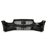 Black car bumper on a white background