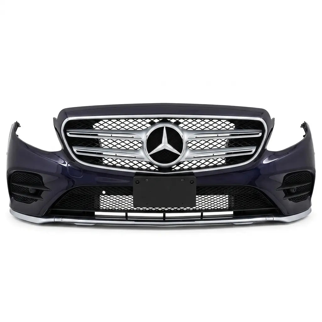 Mercedes-Benz car grille on a white background